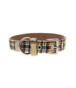 Urban Pup Urban Pup Halsband Brown Tartan -Hondenmode urban pup halsband brown tartan 1