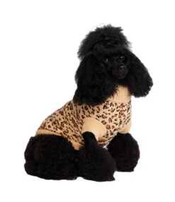 Urban Pup Urban Pup Leopard Print Knitted Sweater -Hondenmode urban pup leopard print knitted sweater 2