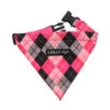 Urban Pup Urban Pup Pink Argyle Bandana -Hondenmode urban pup pink argyle bandana