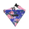 Urban Pup Urban Pup Pink/Blue Floral Bandana -Hondenmode urban pup pink blue floral bandana
