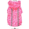 Urban Pup Urban Pup Pink Camouflage Print Rainstorm Rain Coat