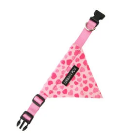 Hondenmode -Hondenmode urban pup pink hearts bandana 1