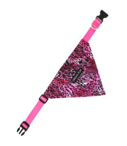 Urban Pup Urban Pup Pink Leopard Print Bandana -Hondenmode urban pup pink leopard print bandana 1