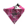 Urban Pup Urban Pup Pink Leopard Print Bandana -Hondenmode urban pup pink leopard print bandana