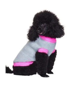 Urban Pup Urban Pup Pink Paw Sweater -Hondenmode urban pup pink paw sweater 2