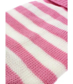 Urban Pup Urban Pup Pink & White Candy Stripe Sweater -Hondenmode urban pup pink white candy stripe sweater 1