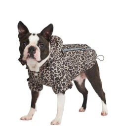 Urban Pup Urban Pup Rainstorm Rain Coat Leopard Print -Hondenmode urban pup rainstorm rain coat leopard print 2