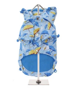 Hondenmode -Hondenmode urban pup rainstorm rain coat umbrella print 1