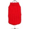 Urban Pup Urban Pup Red Waffle Textured Knitted Sweater