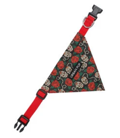 Urban Pup Urban Pup Skull & Roses Bandana -Hondenmode urban pup skull roses bandana 1