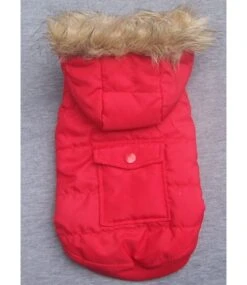 Winterjasje Rood -Hondenmode winterjasje rood 1