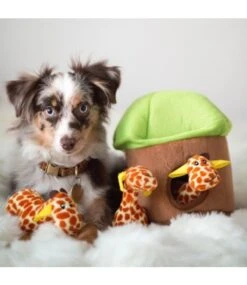 Zippy Paws Zippy Paws Burrow - Giraffe Lodge -Hondenmode zippy paws burrow giraffe lodge 2